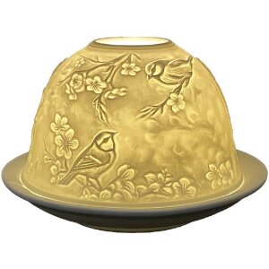 Clayre & Eef 6CE1831 Porte-bougie à chauffe-plat Ø 12x8 cm