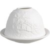 Clayre & Eef 6CE1831 Porte-bougie à chauffe-plat Ø 12x8 cm