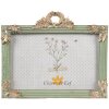 Clayre & Eef 2F1140 Cadre photo vert or 17x2x14 cm 10x15 cm