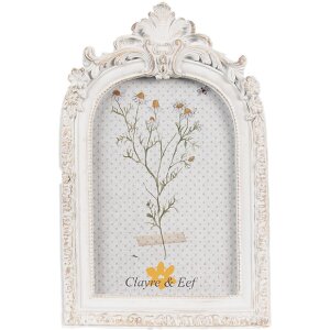 Clayre & Eef 2F1143 Cadre photo blanc 13x2x31 cm...
