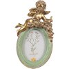 Clayre & Eef 2F1145 Cadre photo vert or 10x3x16 cm 6x9 cm