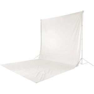 Hama Tissu de fond de studio photo 2,95x6 m Blanc