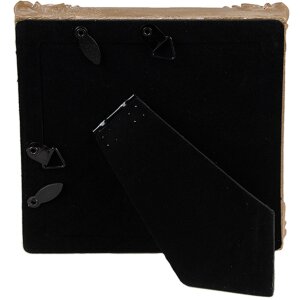 Clayre & Eef 2F1149 Cadre photo vert or 13x2x13 cm 10x10 cm