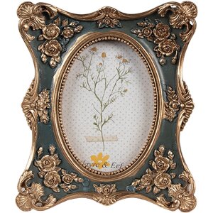 Clayre & Eef 2F1151 Cadre photo or vert 11x2x13 cm...