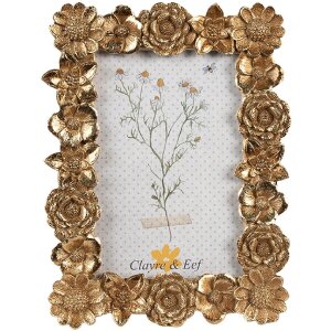 Clayre & Eef 2F1155 Cadre photo doré 16x2x20 cm 10x15 cm