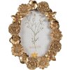 Clayre & Eef 2F1156 Cadre photo 10x15 cm Or Ovale