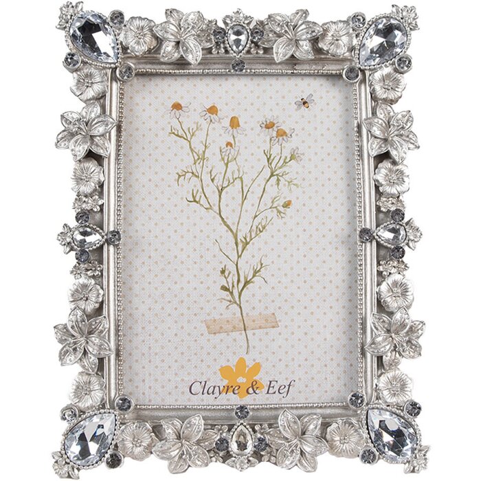 Clayre & Eef 2F1106 Cadre photo couleur argent 16x2x21 cm 10x15 cm