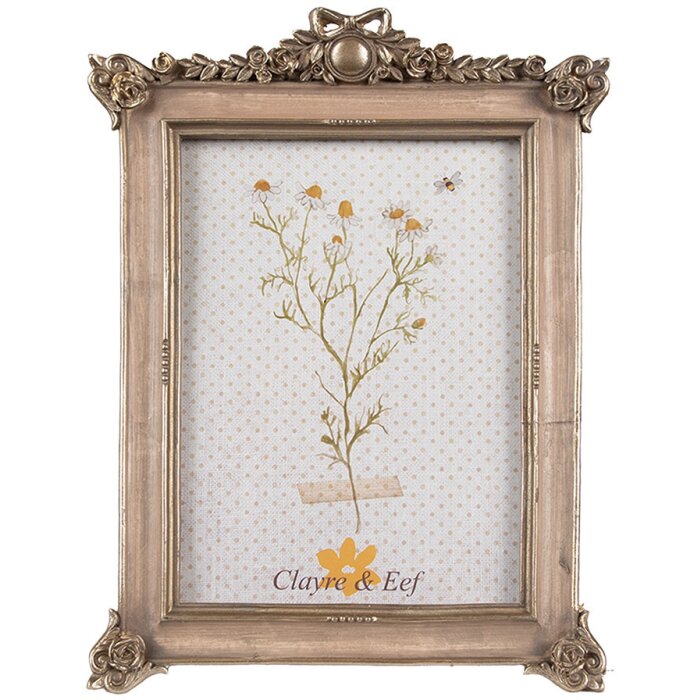 Clayre & Eef 2F1111 Cadre photo couleur or 15x2x22 cm 10x15 cm