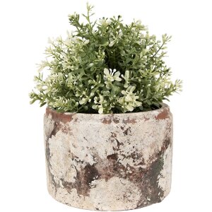 Clayre & Eef 6TE0539L Pot de fleurs Ø 18x11 cm