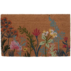 Clayre & Eef WFFMC Paillasson motif fleurs 75x45x1 cm