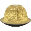 Clayre & Eef 6CE1823 Porte-bougies à réchaud Hiver Ø 12x8 cm Blanc