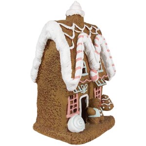 Clayre & Eef 6MG0054 Décoration Maison en pain dépices avec LED 22x18x39 cm