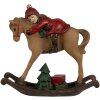Clayre & Eef 6PR4181 Décoration Enfant sur cheval à bascule 11x4x10cm