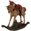 Clayre & Eef 6PR4181 Décoration Enfant sur cheval à bascule 11x4x10cm