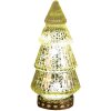 Clayre & Eef 6GL4569GR Arbre de Noël avec LED Vert Ø 7x16 cm