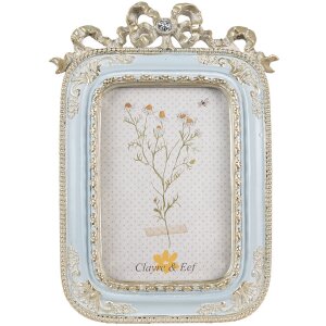 Clayre & Eef 2F1119 Cadre photo bleu 17x2x24 cm /...