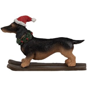 Clayre & Eef 6PR4173 Décoration Statue chien...