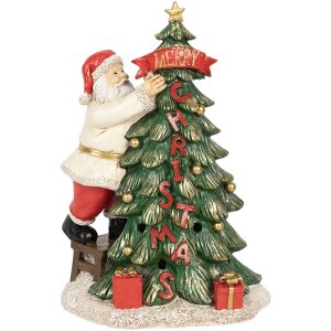 Clayre & Eef 6PR4179 Père Noël avec arbre...