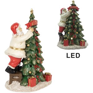 Clayre & Eef 6PR4179 Père Noël avec arbre...