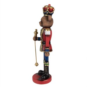Clayre & Eef 6PR4333 Décoration Soldat Ours 10x9x31 cm