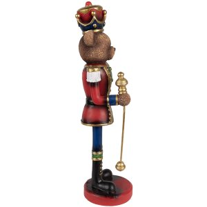 Clayre & Eef 6PR4333 Décoration Soldat Ours 10x9x31 cm