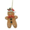 Clayre & Eef 6PR4339 Décoration Suspension Bonhomme de pain dépices 6x1x8 cm