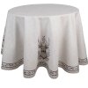 Clayre & Eef GTW07 Nappe motif cerf beige Ø 170 cm