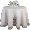 Clayre & Eef GTW07 Nappe motif cerf beige Ø 170 cm