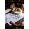 Clayre & Eef GTW07 Nappe motif cerf beige Ø 170 cm