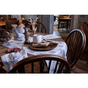 Clayre & Eef GTW42-1 Torchon de cuisine motif cerf 50x70 cm