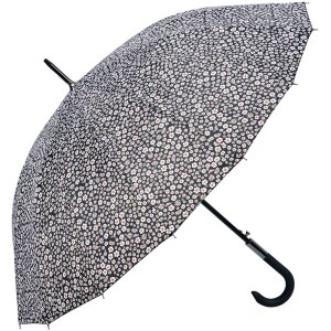 Juleeze JZUM0075Z Parapluie fleuri noir 60 cm
