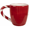 Clayre & Eef 6CEMU0158 Gobelet pain dépices rouge et blanc 325ml 14x9x10cm