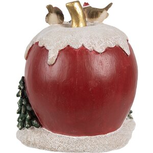 Clayre & Eef 6PR4175 Décoration de Noël Maison avec lumière LED 12x11x13 cm