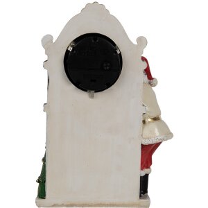 Clayre & Eef 6PR4180 Décoration Père Noël Horloge 15x7x22 cm