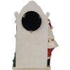 Clayre & Eef 6PR4180 Décoration Père Noël Horloge 15x7x22 cm