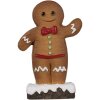 Clayre & Eef 6CE1769 Décoration Bonhomme de pain dépices 10x5x15 cm