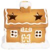 Clayre & Eef 6CE1804 Porte-bougie à chauffe-plat Maison 11x8x10 cm