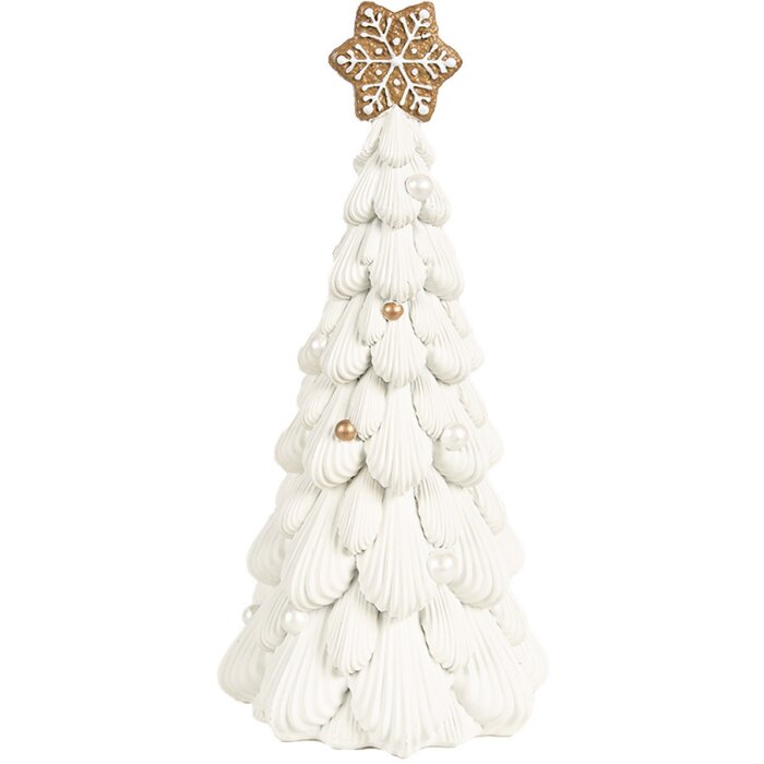 Clayre & Eef 6PR4246 Décoration Sapin de Noël Ø 13x26 cm