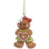 Clayre & Eef 6PR4331 Décoration Suspension Bonhomme de pain dépices 5x1x8 cm