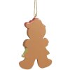 Clayre & Eef 6PR4331 Décoration Suspension Bonhomme de pain dépices 5x1x8 cm