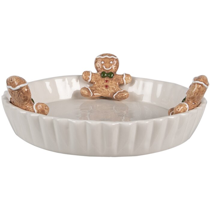 Clayre & Eef 6CE1857W Coupe Ø 23x3 / 7 cm
