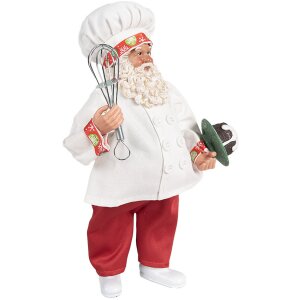 Clayre & Eef 65584 Décoration Père Noël 17x11x27 cm