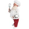Clayre & Eef 65584 Décoration Père Noël 17x11x27 cm