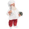 Clayre & Eef 65584 Décoration Père Noël 17x11x27 cm
