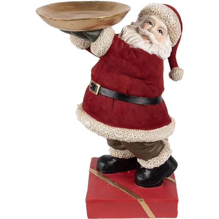 Clayre & Eef 6PR4300 Décoration Père Noël 17x13x26 cm