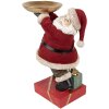 Clayre & Eef 6PR4300 Décoration Père Noël 17x13x26 cm