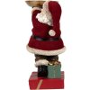 Clayre & Eef 6PR4300 Décoration Père Noël 17x13x26 cm