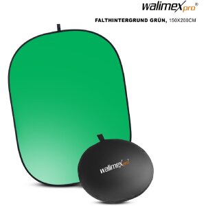Walimex pro Fond pliant vert 150x200 cm