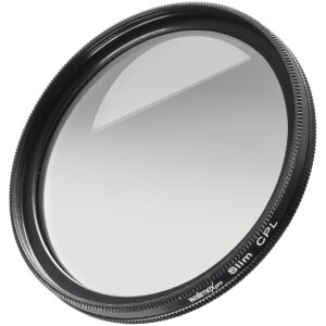 Walimex pro Filtre polarisant circulaire slim Lentille filtrante 72mm