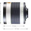 Walimex pro 500/6,3 DSLR Objectif miroir Samsung NX 500mm avec adaptateur T2